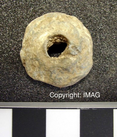 Treasure Trove objects from Pitgrudy -  Spindle whorl