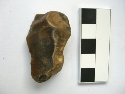 Bulbous flint fragment