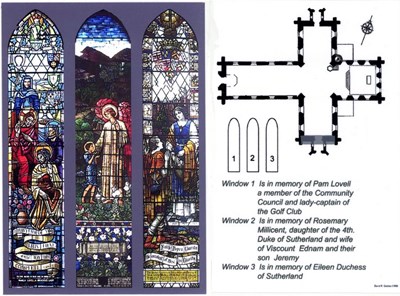 Cathedral window - Pam Lovell, Rosemary Millicent. Eileen Duchess of Sutherland