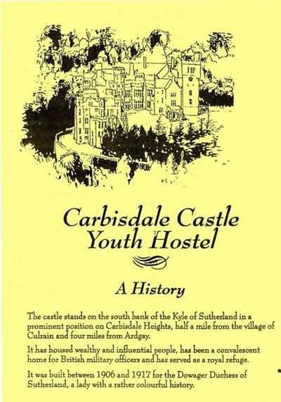 Carbisdale Castle Youth Hostel - A History