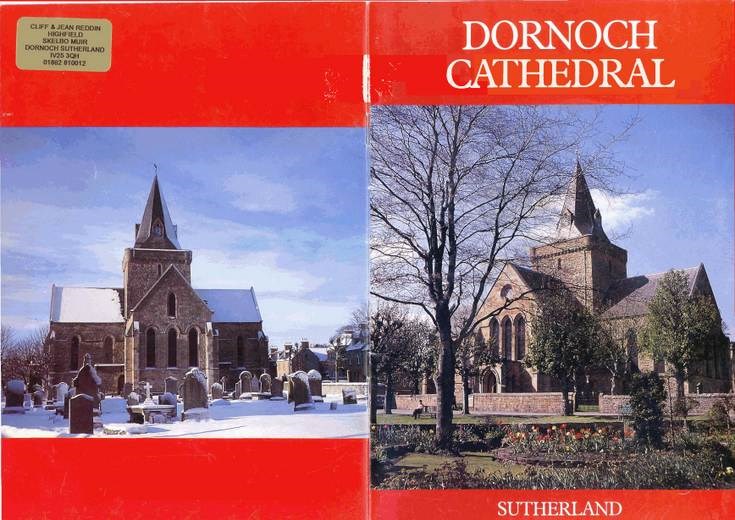 Booklet Dornoch Cathedral - Rev James A Simpson