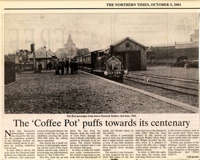 The 'Coffee Pot' puffs towards its centenary'