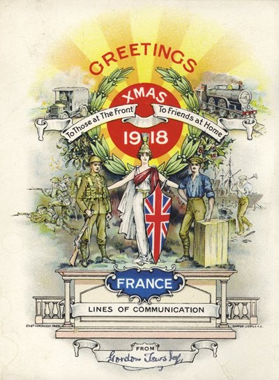 Xmas Greetings from the front 1918