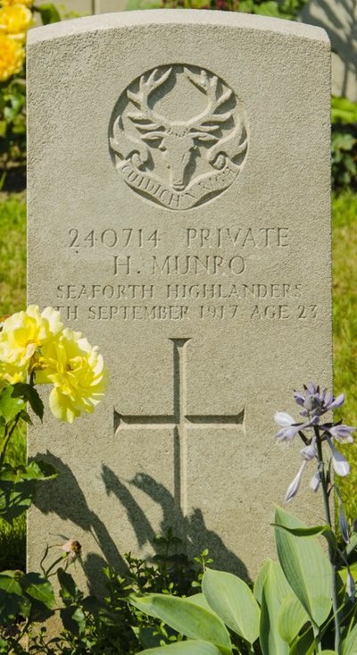 Commonwealth War Grave Pte Hugh Munro Seaforth Highlanders