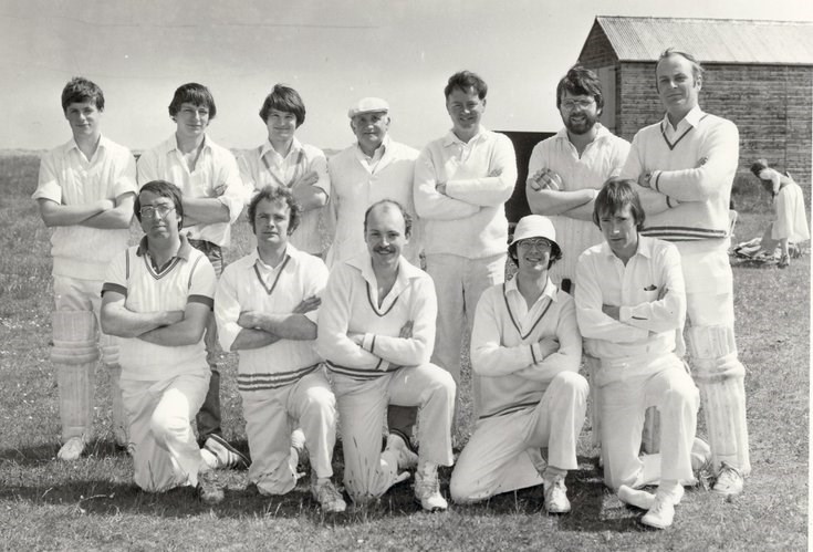-Cricket team Dornoch Festival Week activities 1981