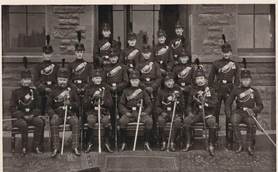 1st Bn Cameronians Officers at Maryhill 1913