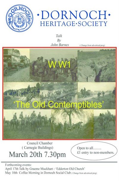 WW1 'The Old Contemptibles'