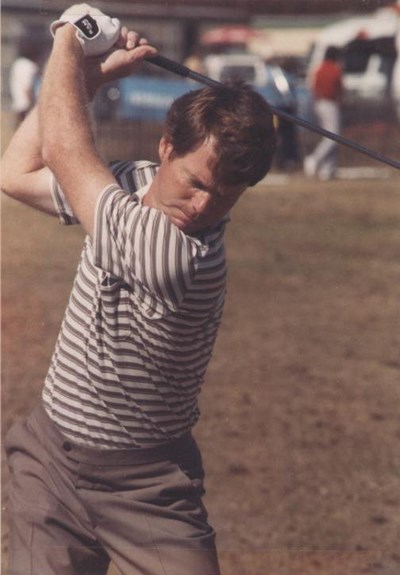 Tom Watson at the Royal Dornoch Golf Club 1981