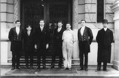 Staff of Andrew Carnegie at Skibo Castle