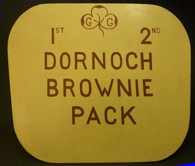 Dornoch Brownies Sign