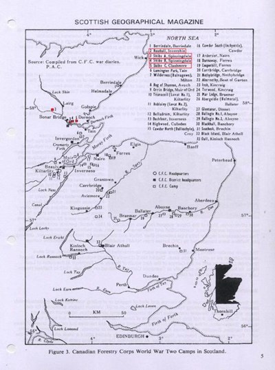 Canadian Forestry Corps in Scotland WW2