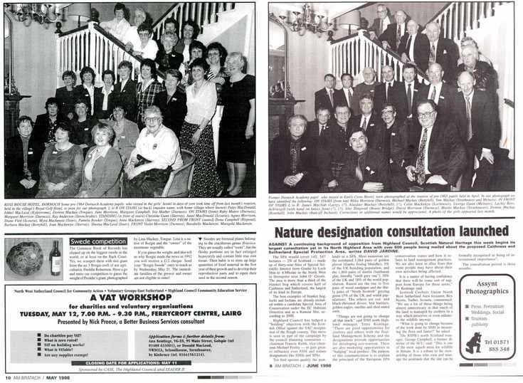 Ross House/Earls Crpss hostel reunion 1998