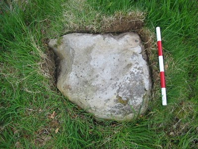 Ospisdale find of a saddle quern stone -image3
