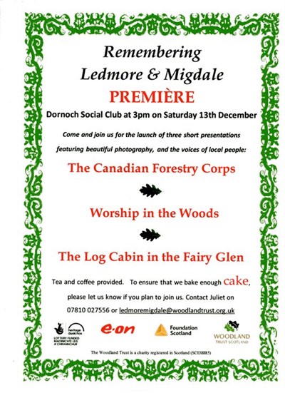  'Remembering Ledmore & Migdale