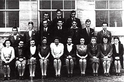 Dornoch Academy school photograph 1947-48