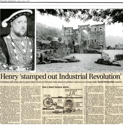 Henry 'stamped out Industrial Revolution'