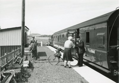 Skelbo station late 1950's