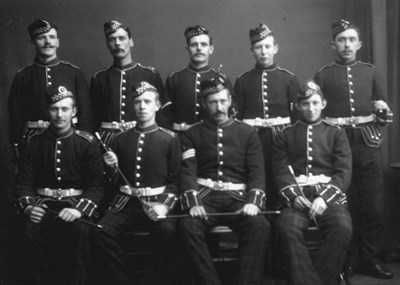 Group photograph - 'War in South Africa - 1900'