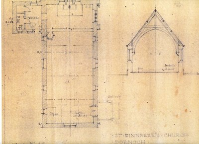 St. Finnbarr's Episcopal Church plan and section