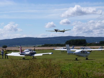 Never a dull moment - 'Fly In' to Dornoch Airfield