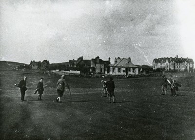 Golfers at the Royal Dornoch c 1930