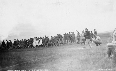 CFC troops at Dominion Day sports 1918