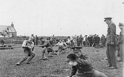 CFC troops at Dominion Day sports