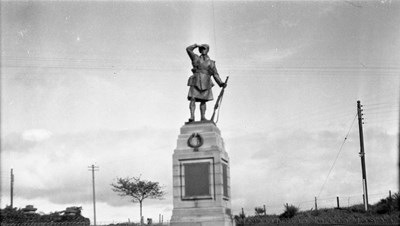 Dornoch War Memorial in its original location