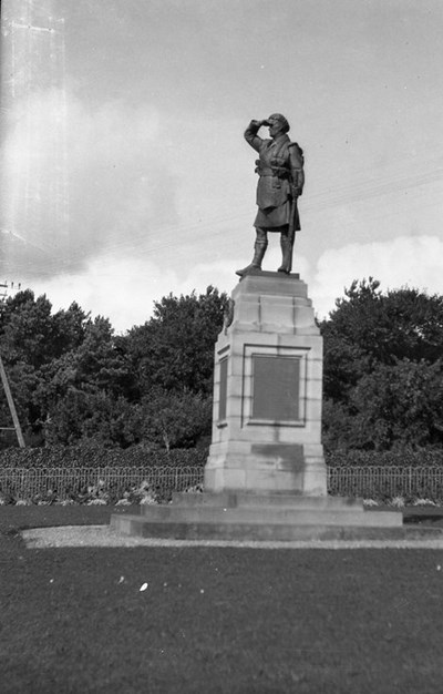 Dornoch War Memorial in its original setting