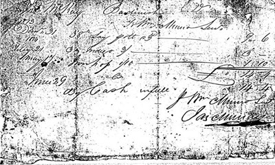Rent receipt Badninish 1813