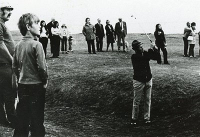Bing Crosby playing at the Royal Dornoch Golf Club