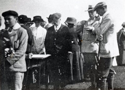 Donald Ross as a spectator at the Royal Dornoch