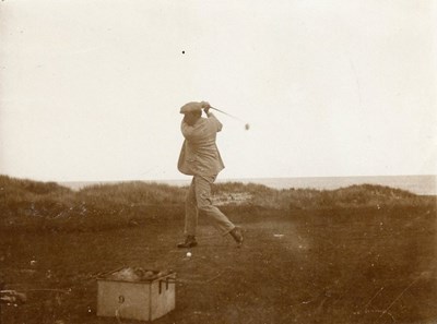 Teeing of at the Royal Dornoch Golf Club