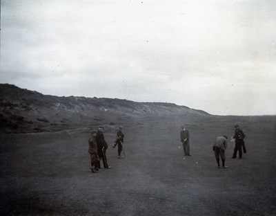 Group of golfers at the Royal Dornoch Golf Club