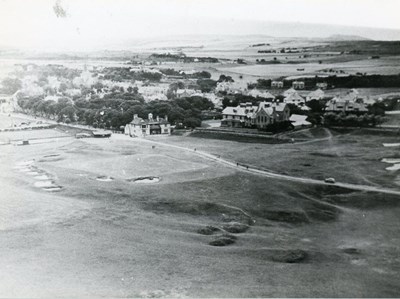aerial view of Royal Dornoch Golf Club