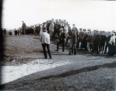 A large following of spectators at Royal Dornoch