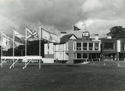 Flags at the Royal Dornoch Golf Clubhouse
