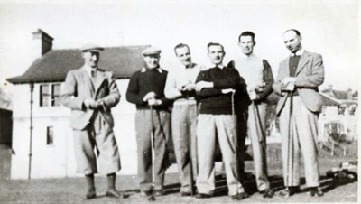 Six golfers at the Royal Dornoch