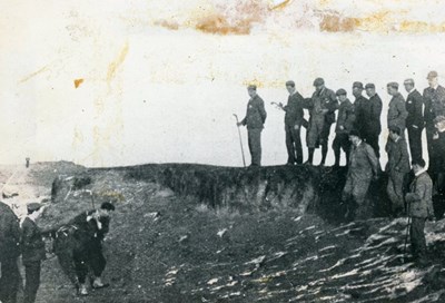 Playing from the beach dunes