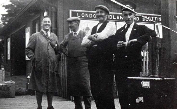 Awaiting a train at Dornoch