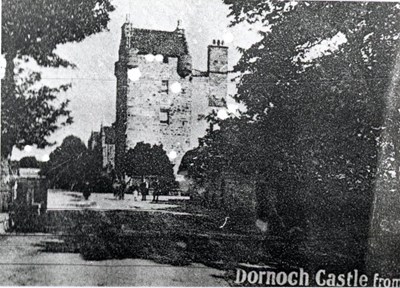 Dornoch Castle viewed from the west