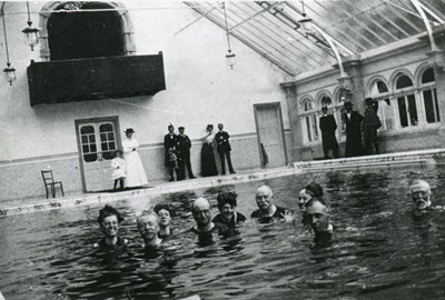 The Skibo Castle swimming pool c 1902