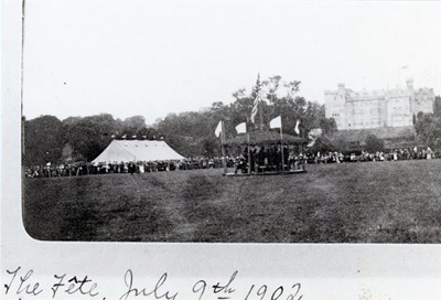 Skibo Castle fete July 9th 1902