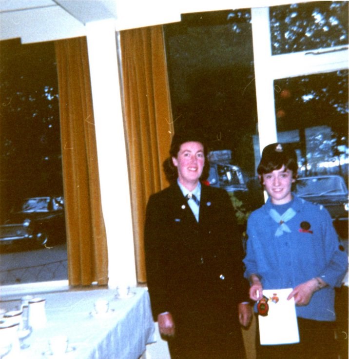 Ann Banks with Guider Bobby MacDonald