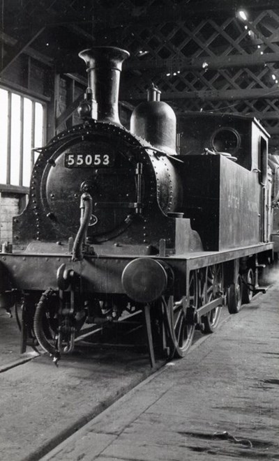 Locomotive 55053 in Helmsdale Shed