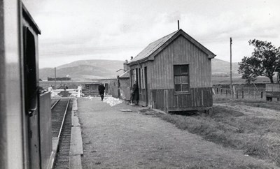 Embo Station stop of Dornoch to Mound 1 p.m. train