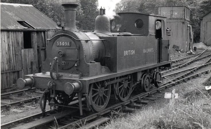 Locomotive 55051 at Dornoch