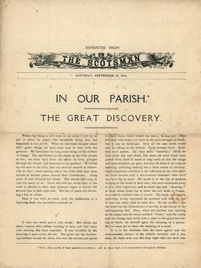In Our Parish: The Great Discovery