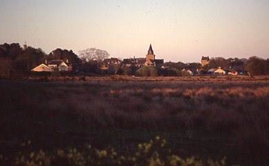 View of the town  from the south west