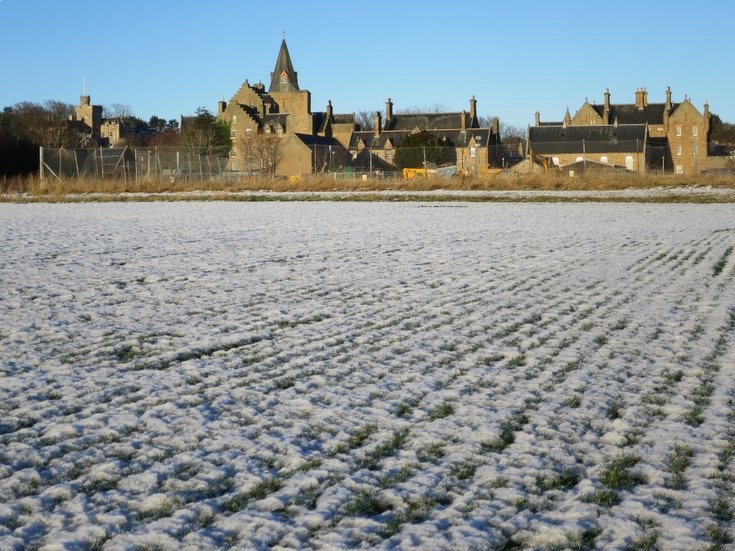 Location of the UHI student accommodation hostel